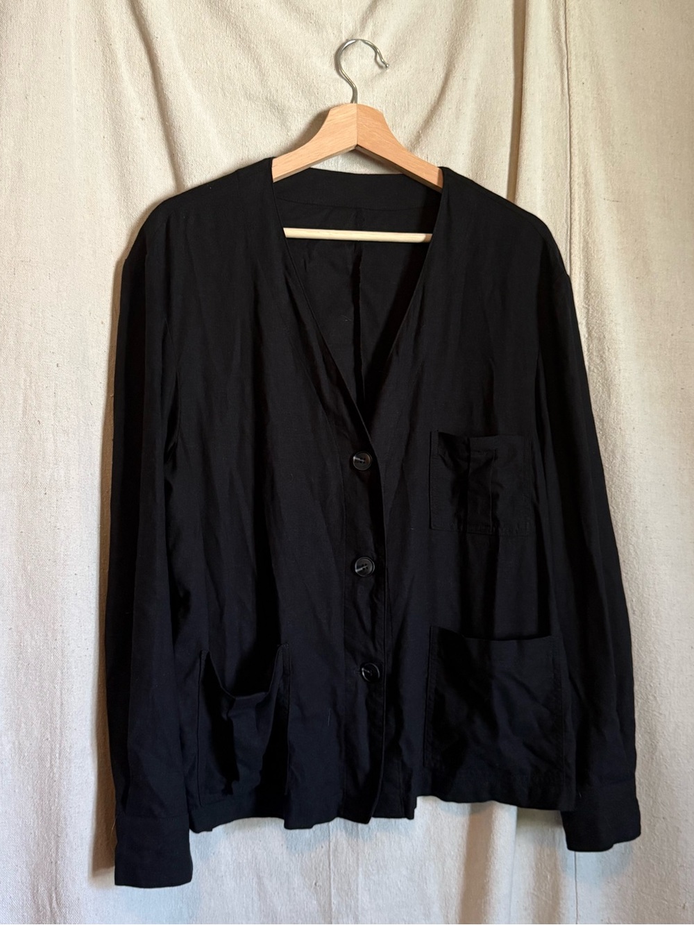 Black Light Weight Cardigan Jacket